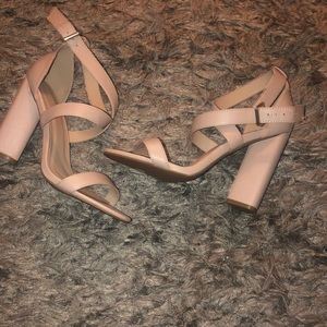 Baby Pink Platform Heels